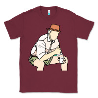 Burgundy russell coight Classic Tee - linhVisuals