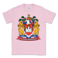 Bubblegum Pink wigan warriors Classic Tee - linhVisuals