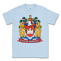 Dusty Blue wigan warriors Classic Tee - linhVisuals
