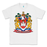 White wigan warriors Classic Tee - linhVisuals