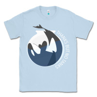 Dusty Blue thanks but no tanks Classic Tee - linhVisuals