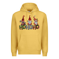 Antique Gold ho ho. ho gnomes Premium Hoodie - BarkalooDesign