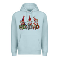 Blue Mist ho ho. ho gnomes Premium Hoodie - BarkalooDesign