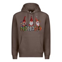 Coffee ho ho. ho gnomes Premium Hoodie - BarkalooDesign