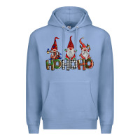 Colony Blue ho ho. ho gnomes Premium Hoodie - BarkalooDesign