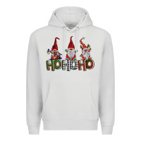 Dove Grey ho ho. ho gnomes Premium Hoodie - BarkalooDesign