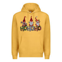 Mustard ho ho. ho gnomes Premium Hoodie - BarkalooDesign