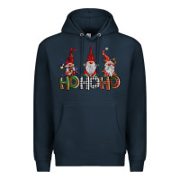 Navy ho ho. ho gnomes Premium Hoodie - BarkalooDesign