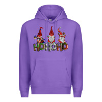 Purple ho ho. ho gnomes Premium Hoodie - BarkalooDesign