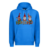 True Royal ho ho. ho gnomes Premium Hoodie - BarkalooDesign