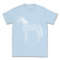 Dusty Blue horse lover t  shirthorse t  shirt (1) Classic Tee - linhVisuals