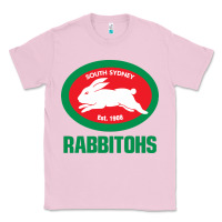 Bubblegum Pink south sidney rabbitohs Classic Tee - linhVisuals