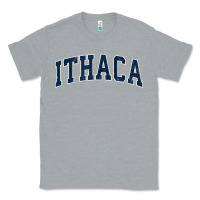 Heather Grey ithaca new york ny vintage sports design navy design t shirt Classic Tee - linhVisuals