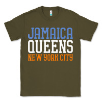 Army Green jamaica queens new york ny t shirt Classic Tee - linhVisuals