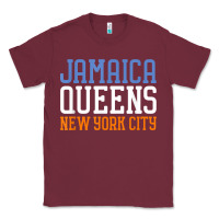 Burgundy jamaica queens new york ny t shirt Classic Tee - linhVisuals