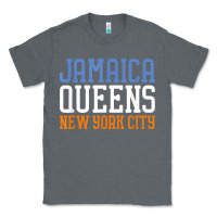 Charcoal Heather jamaica queens new york ny t shirt Classic Tee - linhVisuals