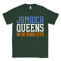 Sports Green jamaica queens new york ny t shirt Classic Tee - linhVisuals