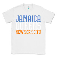 White jamaica queens new york ny t shirt Classic Tee - linhVisuals