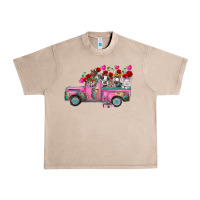 French Oak farm animals valentine truck Urban Heavy Tee - RacoonDesign
