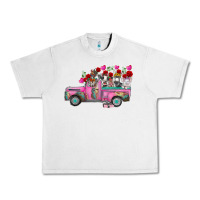Lunar Rock farm animals valentine truck Urban Heavy Tee - RacoonDesign