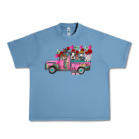 Pebble Blue farm animals valentine truck Urban Heavy Tee - RacoonDesign