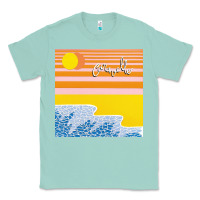 Seafoam Polo & Pan - Caravelle Classic Tee - linhVisuals