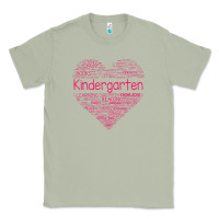 Matcha cute love heart kindergarten teacher valentines day womens Classic Tee - linhVisuals