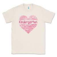 Natural cute love heart kindergarten teacher valentines day womens Classic Tee - linhVisuals