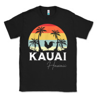 Black kauai hawaii chicken lover souvenir t shirt Classic Tee - linhVisuals