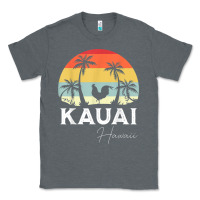 Charcoal Heather kauai hawaii chicken lover souvenir t shirt Classic Tee - linhVisuals