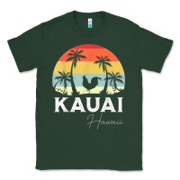 Sports Green kauai hawaii chicken lover souvenir t shirt Classic Tee - linhVisuals