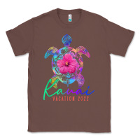 Chestnut kauai hawaii vacation 2022 sea turtle flower tropical t shirt Classic Tee - linhVisuals