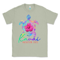 Matcha kauai hawaii vacation 2022 sea turtle flower tropical t shirt Classic Tee - linhVisuals