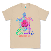 Mushroom kauai hawaii vacation 2022 sea turtle flower tropical t shirt Classic Tee - linhVisuals