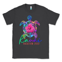 Smoke kauai hawaii vacation 2022 sea turtle flower tropical t shirt Classic Tee - linhVisuals