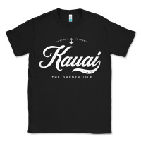 Black kauai hawaii vintage retro t shirt Classic Tee - linhVisuals