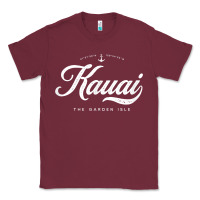 Burgundy kauai hawaii vintage retro t shirt Classic Tee - linhVisuals