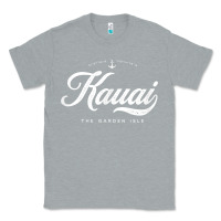 Heather Grey kauai hawaii vintage retro t shirt Classic Tee - linhVisuals