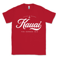 Red kauai hawaii vintage retro t shirt Classic Tee - linhVisuals