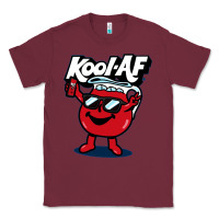 Burgundy Kool-Af Classic Tee - linhVisuals