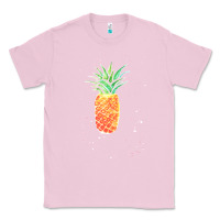 Bubblegum Pink Pineapple Onesie Classic Tee - linhVisuals