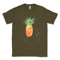 Army Green Pineapple Onesie Classic Tee - linhVisuals