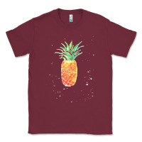 Burgundy Pineapple Onesie Classic Tee - linhVisuals