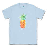 Dusty Blue Pineapple Onesie Classic Tee - linhVisuals