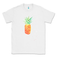 White Pineapple Onesie Classic Tee - linhVisuals