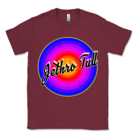 Burgundy jethro tull Classic Tee - linhVisuals