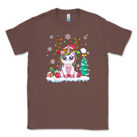 Chestnut cute unicorn christmas shirt kid girls women deer santa xmas 1 Classic Tee - linhVisuals