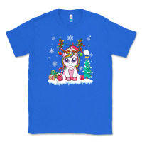 True Royal cute unicorn christmas shirt kid girls women deer santa xmas 1 Classic Tee - linhVisuals