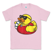 Bubblegum Pink lifeguard rubber duck t shirt Classic Tee - linhVisuals