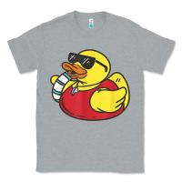 Heather Grey lifeguard rubber duck t shirt Classic Tee - linhVisuals
